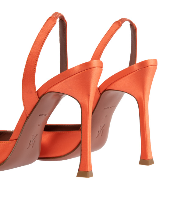 CAMELIA SATIN SLINGBACK PUMPS