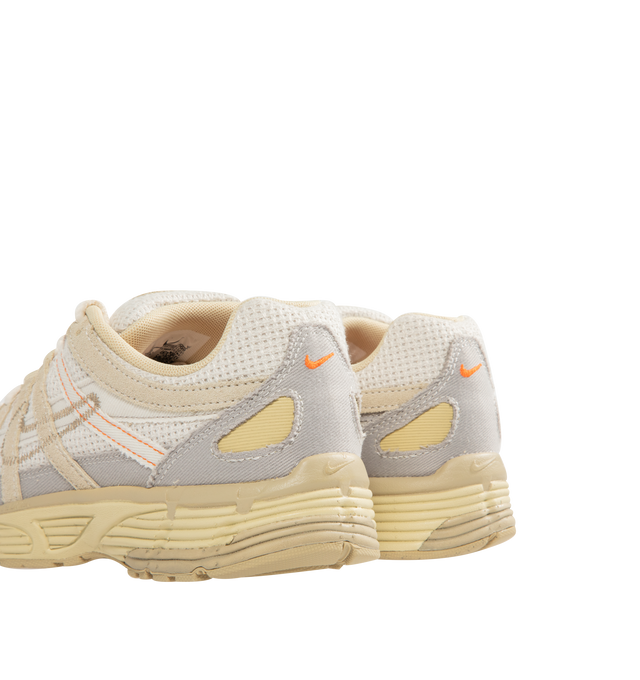 Image 3 of 5 - WHITE - NIKE P-6000 Sneaker featuring textile upper with synthetic leather overlays, throwback design draws on Nike Pegasus 25 and Nike Pegasus 2006, lace closure, foam midsole and rubber outsole.