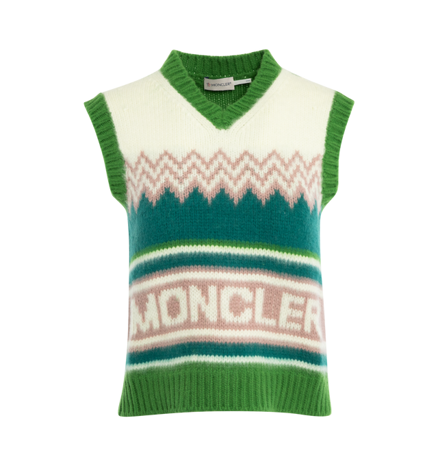 LOGO WOOL VEST (WOMENS)