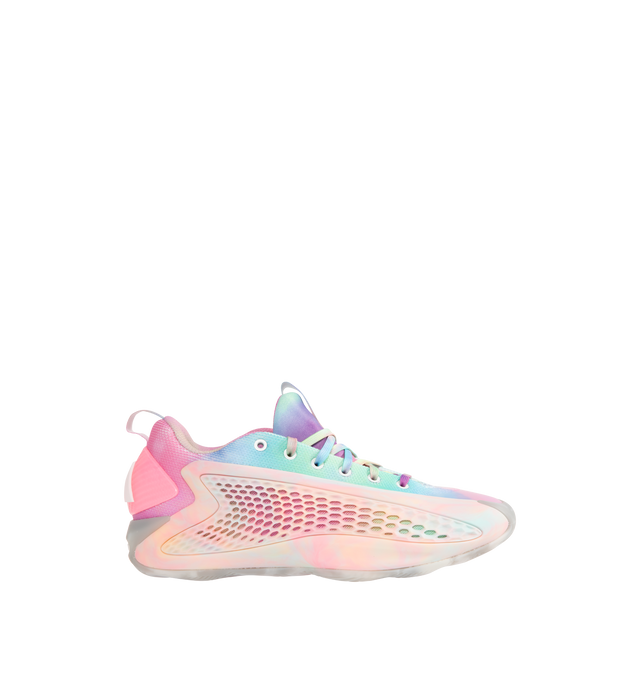 Image 1 of 5 - PINK - ADIDAS Anthony Edwards 1 Low Shoes featuring regular fit, BOOST midsole, lightstrike cushioning and herringbone outsole.