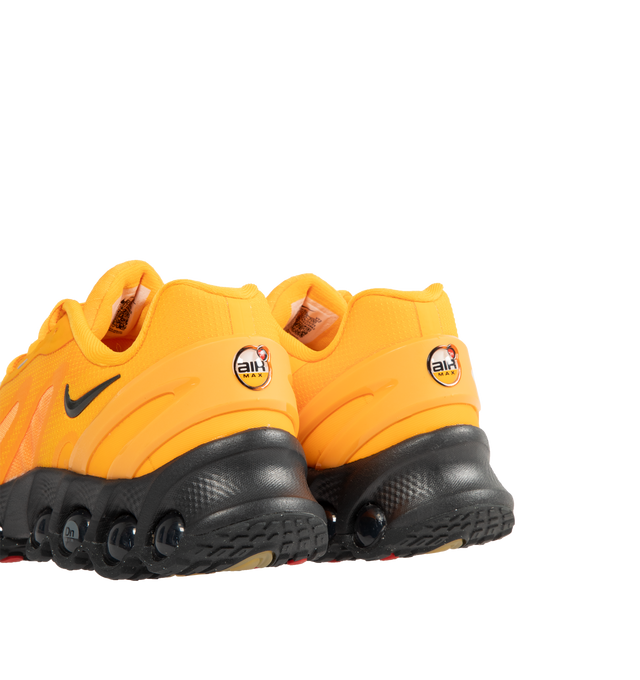 Image 3 of 5 - YELLOW - NIKE Air Max Dn8 Sneaker featuring sleek, low-profile package, powered by eight pressurised Air tubes, dual-chambered tubes with tuned pressure levels, full-length Dynamic Air system sits directly on top of the rubber outsole, plush foam, sculpted upper is made from lightweight mesh on top and plastic heel clip.
