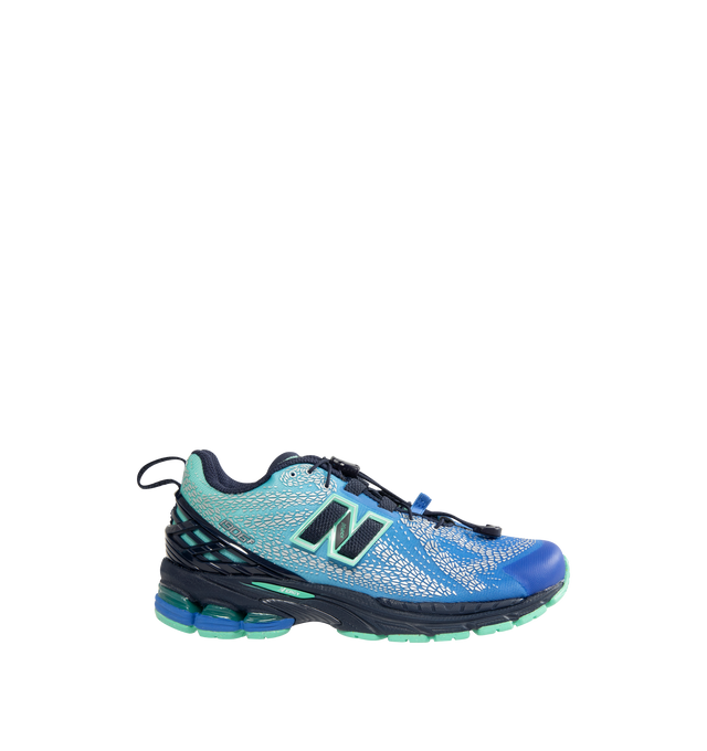 Image 1 of 5 - BLUE - NEW BALANCE 1906F Sneaker featuring mesh and synthetic upper, advanced N-Ergy technology in sole, Stability Web system, ABZORB technology and lace up.