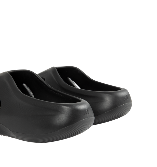 Image 3 of 4 - BLACK - ADIDAS Adifom IIInfinity Mules featuring regular fit, slip-on, molded with a ripple-textured footbed, foam upper and foam outsole.