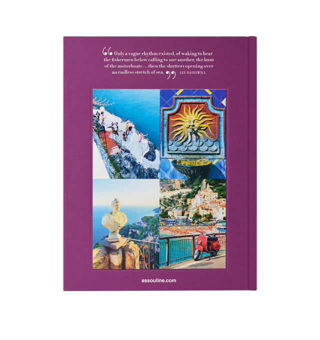 Image 3 of 6 - MULTI - Assouline Books Amalfi Coast by Authors Carlos Souza and Charlene Shorto. Linen hardcover book with 296 pages featuring over 200 illustrations. Language: English. Dimensions: W 9.8 x L 13 x D 1.5. The Amalfi Coast is the pinnacle of the Italian dream. With its signature limoncello, both grown and enjoyed locally, finest villas and breathtaking vistas, the Amalfi Coast is in a class of its own.