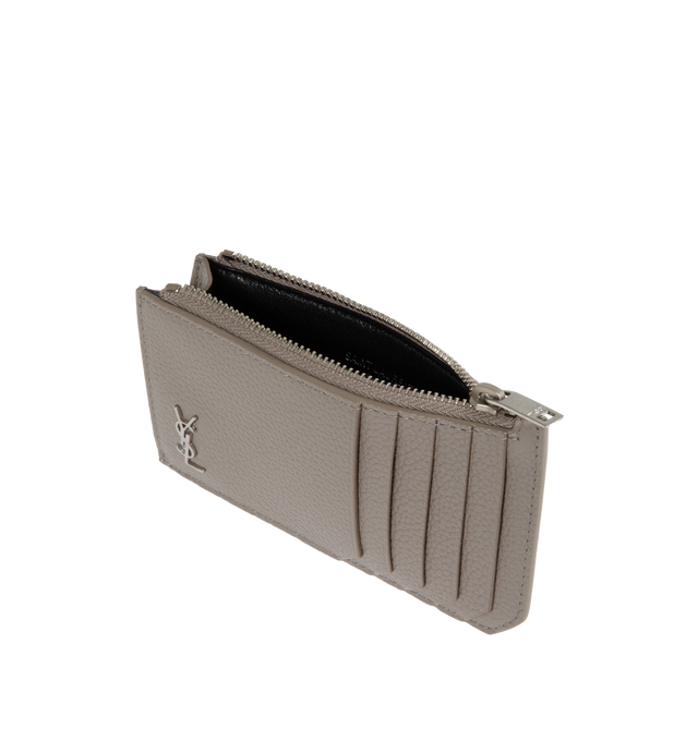 ZIPPED CARD CASE IN GRAINED LEATHER (MENS)