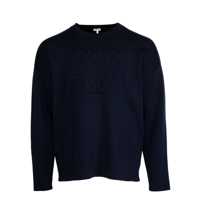 DEBOSSED ANAGRAM SWEATER (MENS)