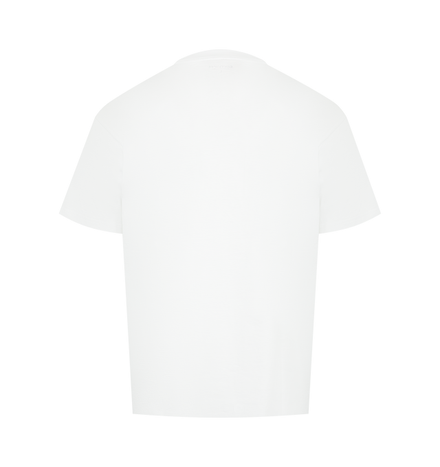 Image 2 of 2 - WHITE - CARHARTT WIP Pond Corps Pocket T-Shirt featuring a loose fit, midweight cotton jersey, chest pocket detailed with a graphic print, short sleeves and crew neck. 100% cotton.