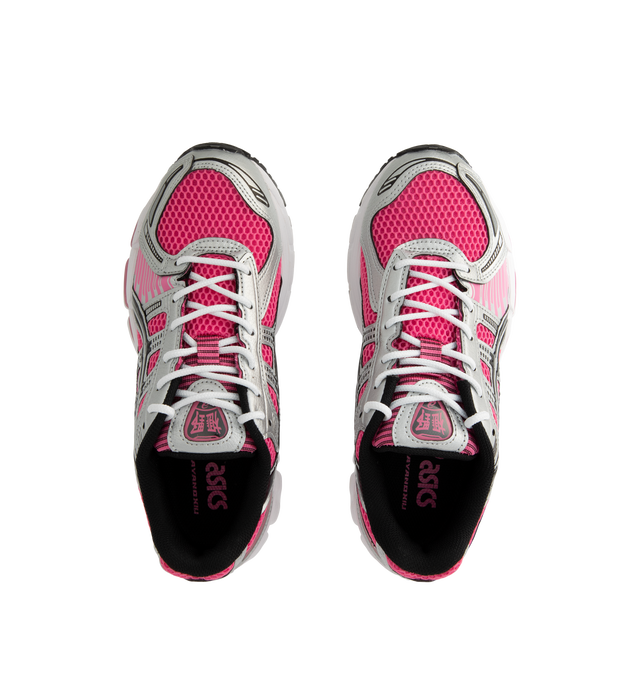 Image 5 of 5 - PINK - Asics Men's Gel-Kayano 12.1 Sneaker featuring breathable mesh underlays, GEL-NIMBUS17 tooling system, FLUIDRIDE technology, rearfoot and forefoot GEL technology and dope dyed recycled sockliner mesh. Imported from Vietnam.