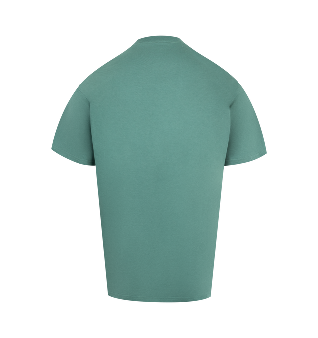 Image 2 of 2 - GREEN - CARHARTT Experiential Short Sleeve Graphic T-Shirt featuring midweight organic-cotton jersey, crewneck, short sleeves and graphic on front. 100% organic cotton.