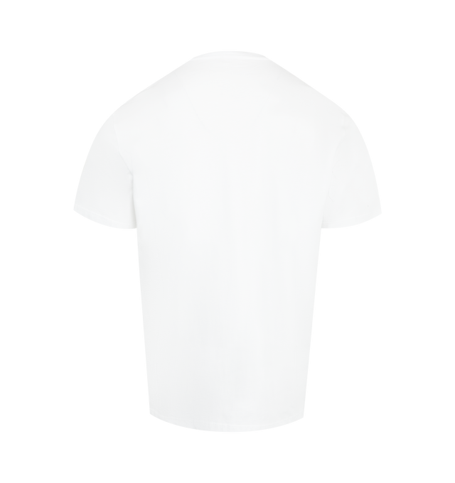 Image 2 of 2 - WHITE - LOEWE Relaxed Fit T-shirt in cotton featuring crew neck, ribbed collar, logo placed on the chest and relaxed fit. Cotton.