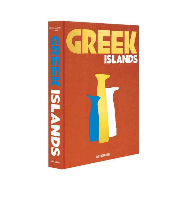 Image 1 of 4 - MULTI - Assouline Books Greek Islands by Author Chrysanthos Panas, photography by Katerina Katopis Lykiardopulo, foreword by Eugenia Chandris. Linen hardcover book with 312 pages featuring over 200 illustrations. Language: English. Dimensions: W 10 x L 13 x D 1.5. Venturing on an Odyssey of their own, the author and the photographer boarded a traditional Greek sailboat and set out to capture the calming atmosphere, quintessential characters and breathtaking architecture of these gems of the