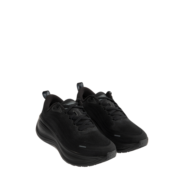 Image 2 of 5 - BLACK - NIKE Vomero Plus Sneaker featuring ultra-responsive ZoomX foam midsole, engineered mesh upper, high-abrasion rubber outsole, webbed lace loops for an adjustable fit and reflective details.