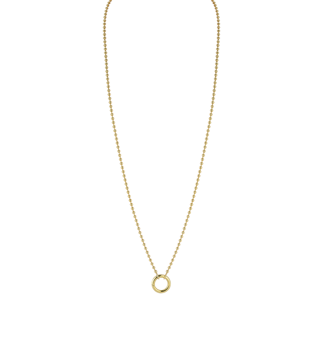 Image 1 of 1 - GOLD - JEMMA WYNNE Connexion Charm Holder Chain featuring 18k Yellow Gold, Chain - 2.5mm, Length - 24 inches and charm holder. Hirshleifers offers a range of initial pieces from this collection in-store. For personal consultation and detailed information about jewelry, please contact our dedicated stylist team at personalshopping@hirshleifers.com. This item may be restricted for online purchase to international clients. For assistance purchasing this item please contact our dedicated stylist