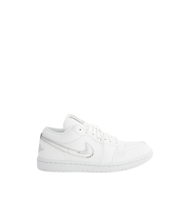 Image 1 of 5 - WHITE - JORDAN Air Jordan 1 Low SE Sneaker featuring encapsulated Air-Sole unit, lightweight cushioning, genuine leather in the upper and solid rubber outsole.