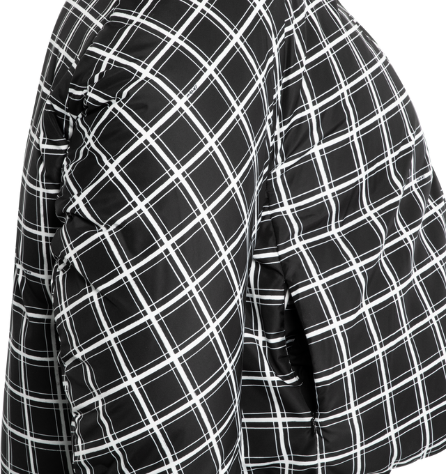 CHECKED OVERSIZED DOWN JACKET (MENS)