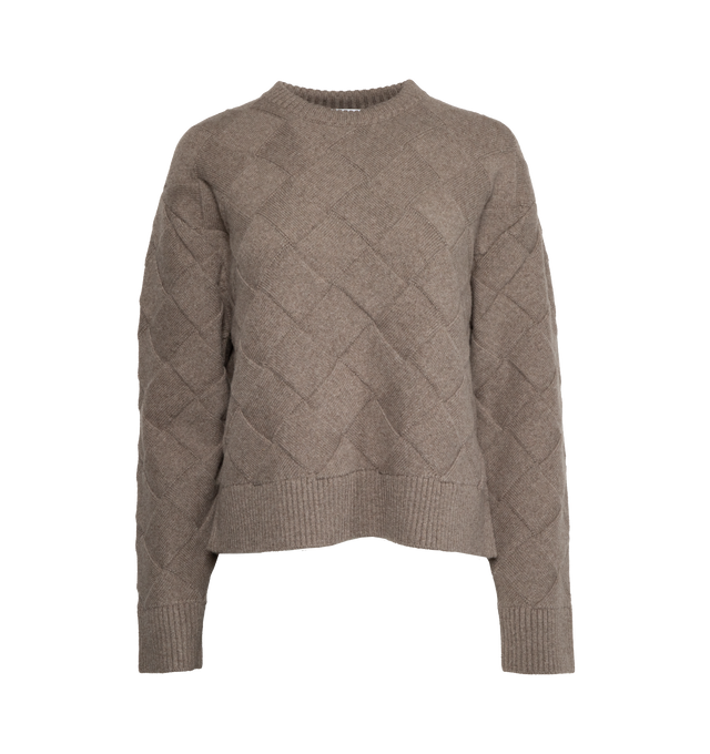 TEXTURED DIAMOND SWEATER (WOMENS)