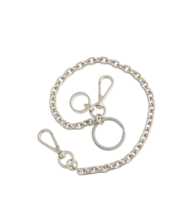 Image 1 of 3 - SILVER - The Maison Margiela Silver Bag Chain is crafted from premium brass, its medium-weight, rounded links create durability while retaining a timeless, elegant allure.