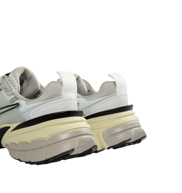 Image 3 of 5 - SILVER - NIKE V2K Run Sneaker featuring mesh upper, dual-density foam midsole, translucent plastic accents and rubber outsole.