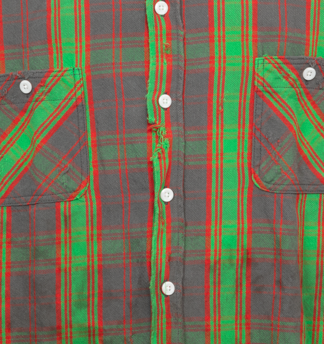 DENIM TEARS FLANNEL SHIRT