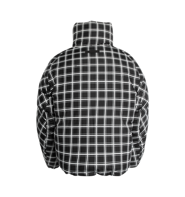 CHECKED OVERSIZED DOWN JACKET (MENS)