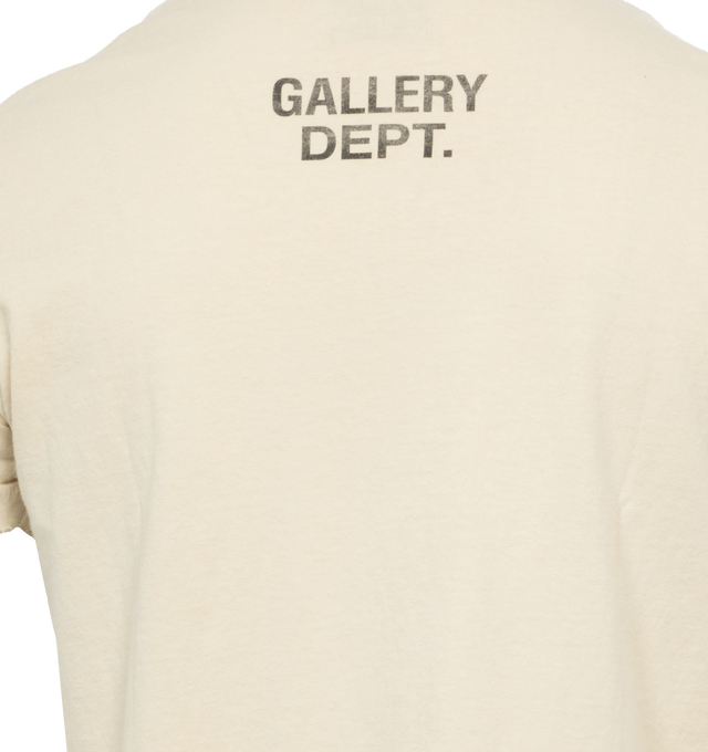 Image 4 of 4 - WHITE - GALLERY DEPT. Boring Tee featuring boxy fit, crew neckline, short sleeves, straight hem and screen-printed branding. 100% cotton. 