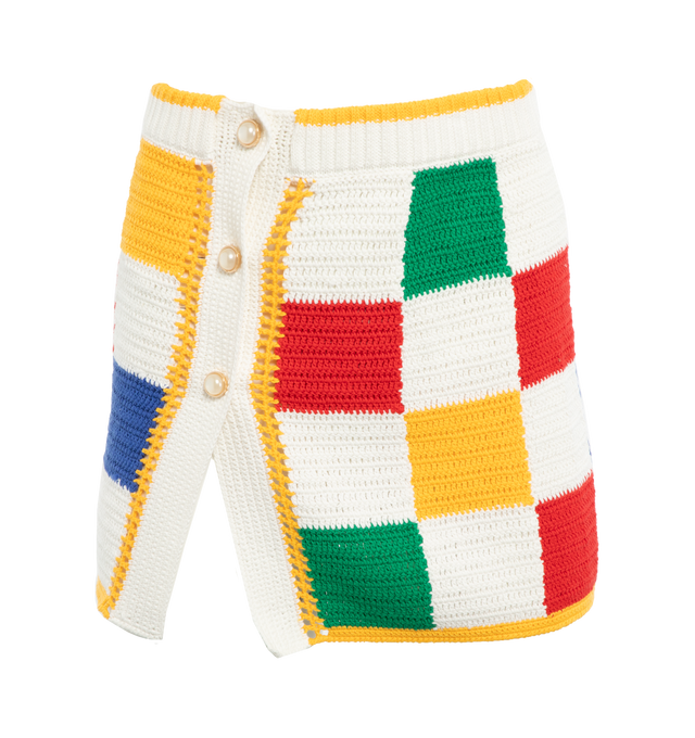 SCUBA SQUARE CROCHET SKIRT (WOMENS)