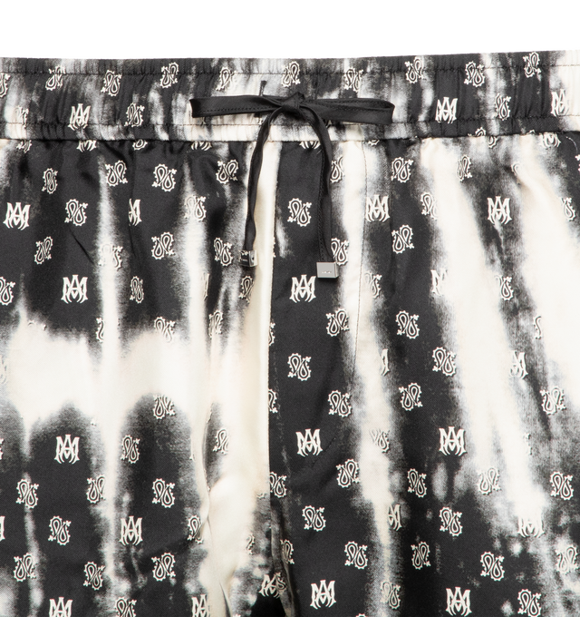 BLEACHED MA PAISLEY SILK SHORTS (MENS)