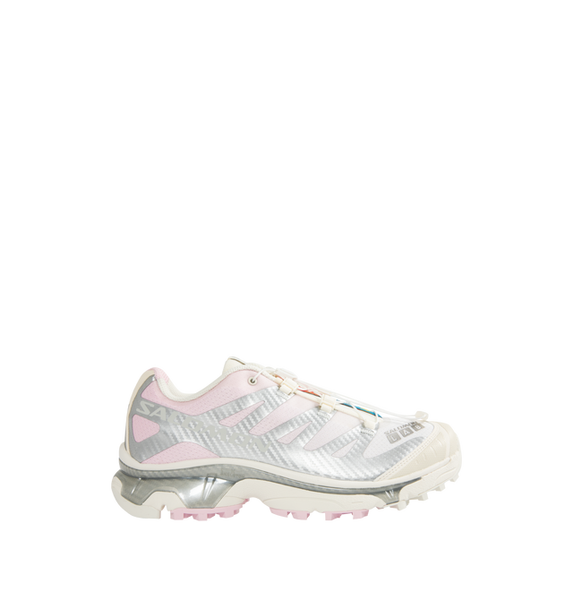 Image 1 of 5 - SILVER - SALOMON XT-4 OG Sneaker featuring Ortholite system, Quick-lace system with toggles, Contagrip outsole, reinforced heel counter and reinforced insert on the toecap.