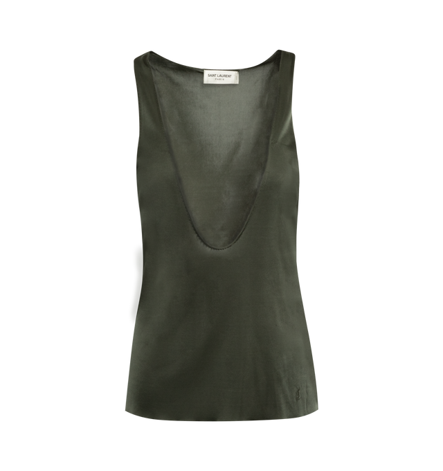 TANK TOP IN SHINY JERSEY (WOMENS)