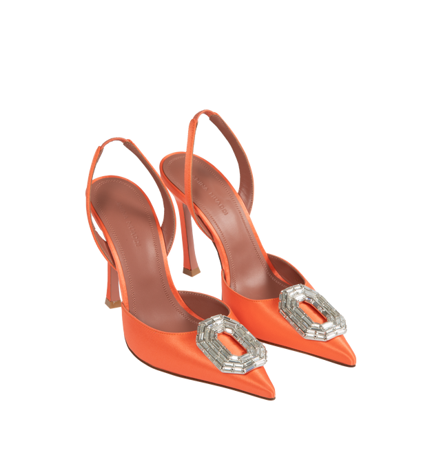 CAMELIA SATIN SLINGBACK PUMPS
