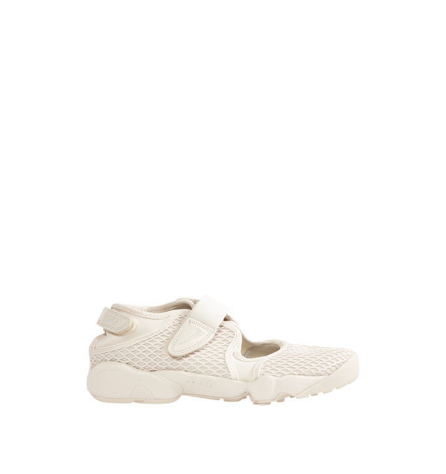 Image 1 of 5 - WHITE - NIKE Air Rift Shoe featuring mixed textile upper, hook-and-loop straps, Nike Air unit in the heel, foam midsole and rubber detailing on the outsole with rugged tread.