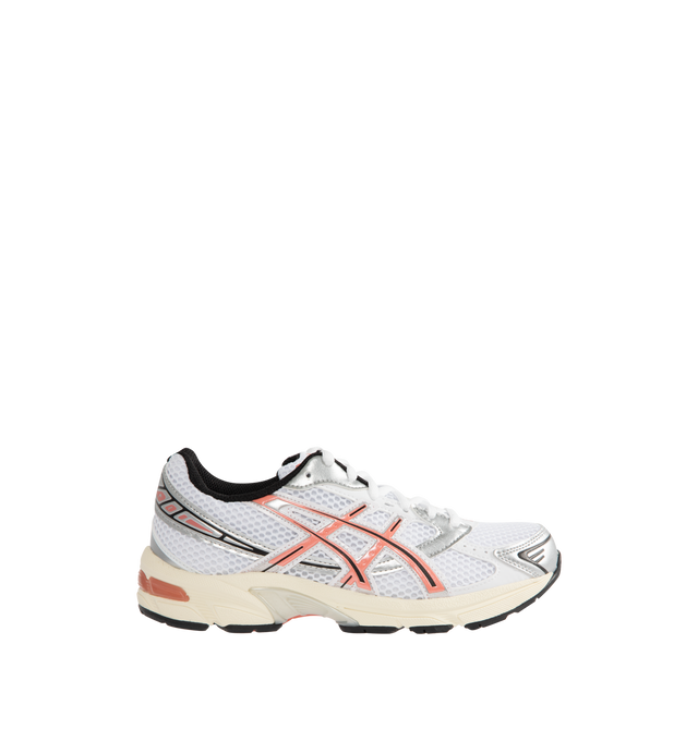 Image 1 of 5 - WHITE - Asics GEL-1130 Sportstyle Retro Sneaker featuring late 2000s runner aesthetic reimagined with overlays and breathable mesh underlays, GEL technology cushioning for excellent shock absorption.