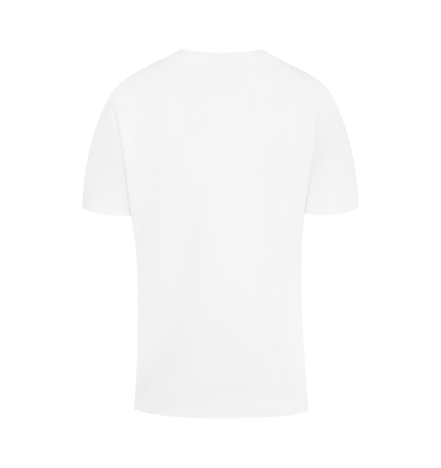 Image 2 of 2 - WHITE - CHLOE Baby Fit T-shirt in organic cotton jersey featuring short sleeves, crew neck, a contrast passion fruit and Chlo logo print. 100% cotton.