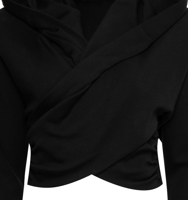HOODED WOOL TOP (WOMENS)