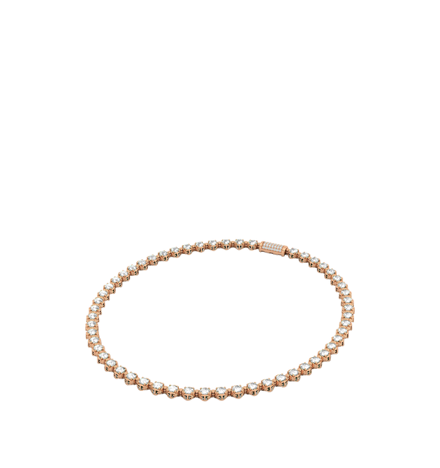 Image 1 of 1 - GOLD - HOORSENBUHS Infinite Diamond Necklace 3mm featuring white diamonds, 7.5cts, 3mm width and 16 inches. Hirshleifers offers a range of initial pieces from this collection in-store. For personal consultation and detailed information about jewelry, please contact our dedicated stylist team at personalshopping@hirshleifers.com. This item may be restricted for online purchase to international clients. For assistance purchasing this item please contact our dedicated stylist team at personalsho