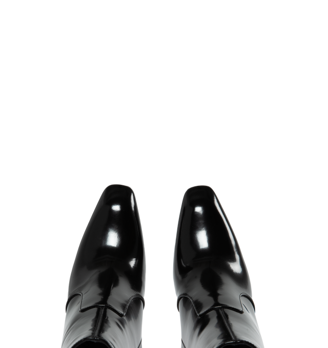 AUTEUIL BOOTIES IN GLAZED LEATHER