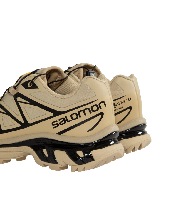 Image 3 of 5 - BROWN - XT-6 GORE-TEX rubber-trimmed mesh sneakers featuring the brand's signature Agile Chassis system and Mud Contagrip soles. Made from GORE-TEX, for resiliance, an innovative ePE membrane, PFC-free,and anti-debris mesh construction, as well as durable cushioning and stability.