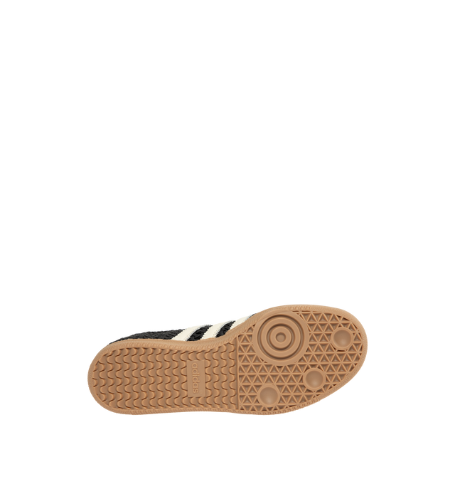 Image 4 of 5 - BLACK - ADIDAS Samba OG Sneaker featuring regular fit, laces, leather and synthetic upper, leather sockliner and rubber outsole.