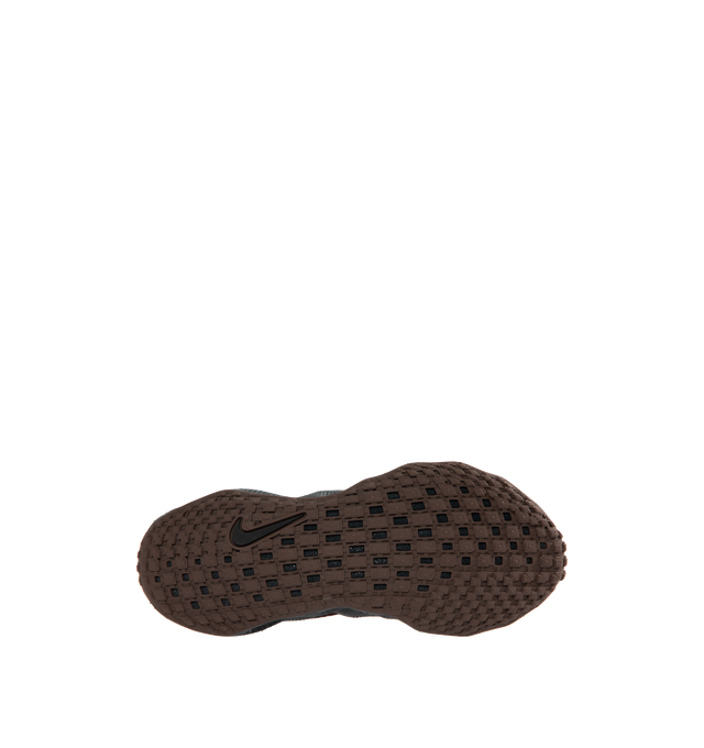 Image 4 of 5 - BROWN - NIKE Ava Rover Sneaker featuring a stacked ReactX midsole, an ultralight outsole, breathable upper, Locked-Down Fit, mudguards wrap around the upper, perforations on the top, responsive cushioning, oversized midsole, engineered traction and a thin layer of rubber on the outsole.