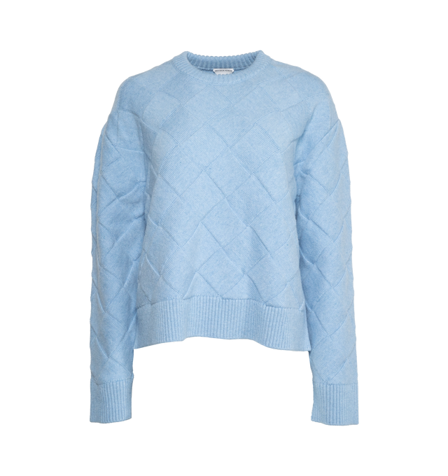 TEXTURED DIAMOND SWEATER (WOMENS)