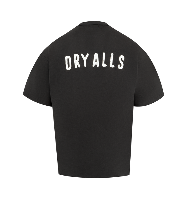 Image 2 of 2 - BLACK - HUMAN MADE Graphic T-shirt #14 featuring crewneck, double binder neck design, short sleeves, rounded body with no seams, graphic logo print at front and back and straight hem. 100% cotton. Made in Japan.