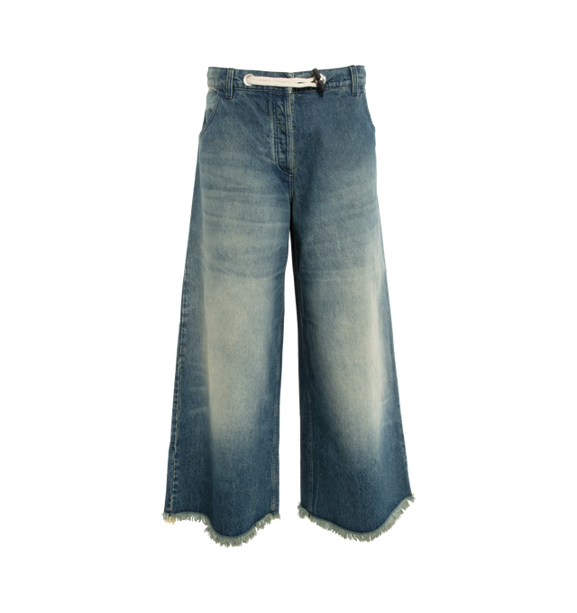 MONCLER X PALM ANGELS WIDE LEG JEANS (UNISEX)