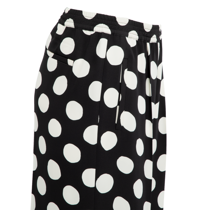 POLKA DOT WIDE LEG TROUSERS (WOMENS)