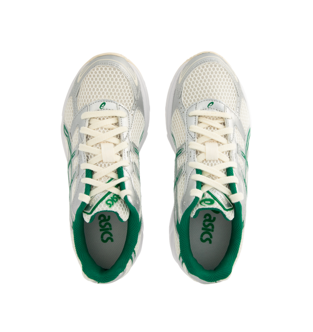 Image 5 of 5 - GREEN - ASICS Gel-1130 Sneaker featuring late 2000s runner aesthetic, synthetic leather overlays and mesh underlays, dyed sockliner, GEL technology cushioning, shock absorption and TRUSSTIC support system.