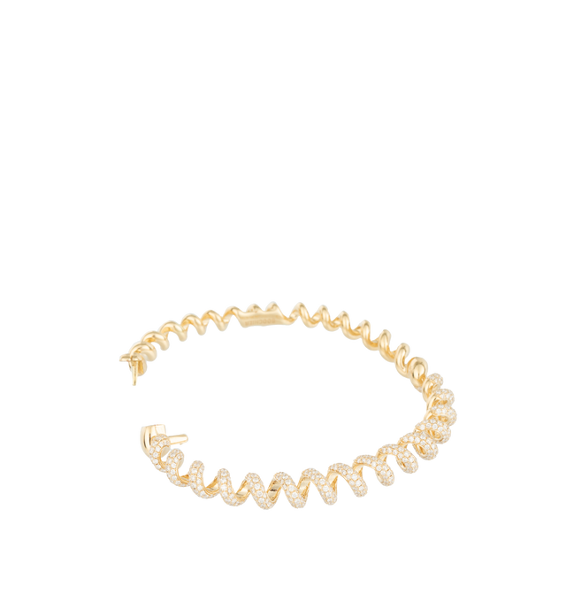 DIAMOND SLINKEE BANGLE BRACELET