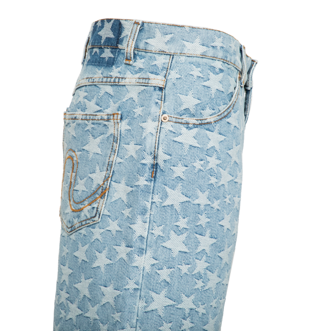 STAR DENIM SHORTS