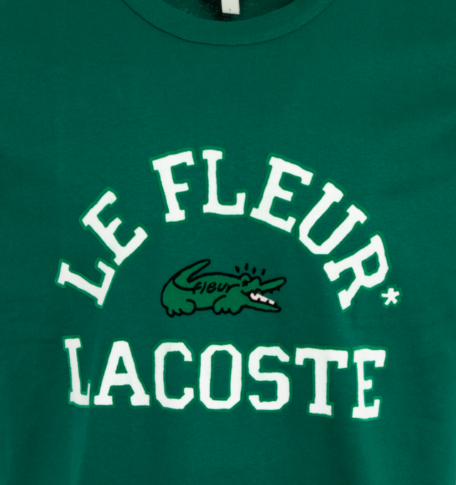 LACOSTE X LE FLEUR T-SHIRT (UNISEX)