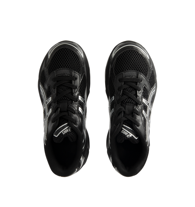 Image 5 of 5 - BLACK - Asics GEL-Kayano 14 Sneakers are lace-up style with rip-stop underlays, GEL cushioning, and TRUSSTIC support system. Unisex style in men's sizing. Imported from Indonesia.