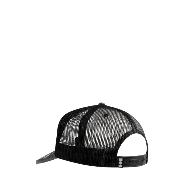 Image 2 of 2 - GREY - NAHMIAS Youth Enrichment Trucker Hat featuring logo graphic on the face, mesh back and adjustable fit. 57% cotton, 43% nylon.