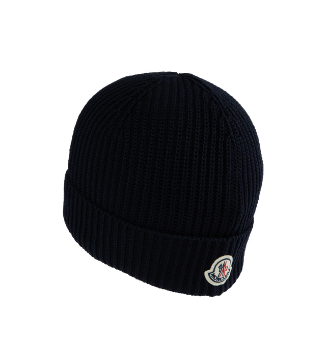 EMBROIDERED MONOGRAM BEANIE (MENS)